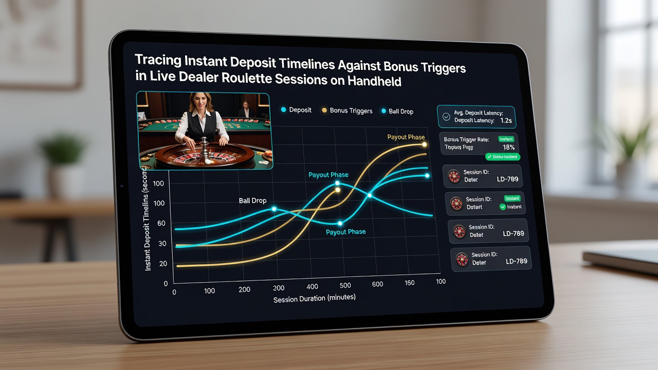 Schermafbeelding van een mobiele app die live dealer roulette toont met stortingsindicatoren